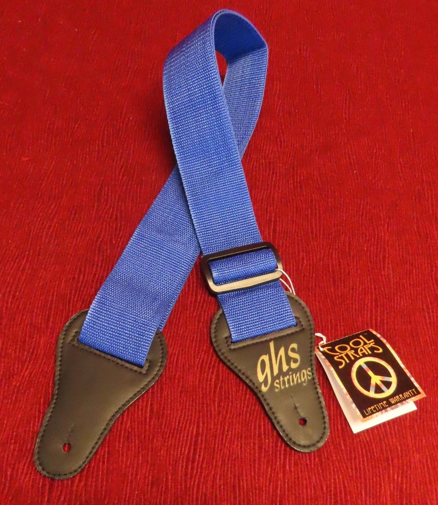 GHS kitarahihna sininen