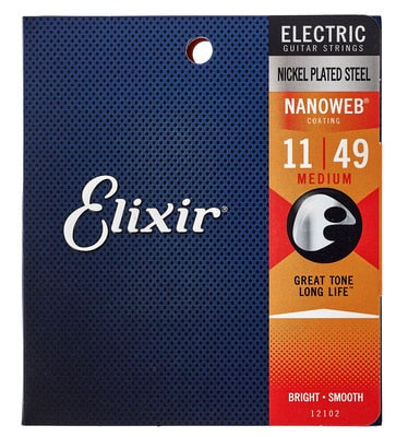 Elixir Nanoweb 11-49 kitarankieli setti