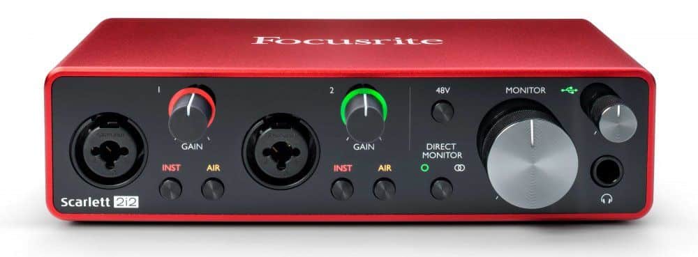 Scarlett 2i2 Third generation 2-in, 2-out usb audio interface