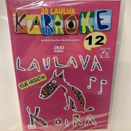 Laulava koira 12 karaoke dvd levy