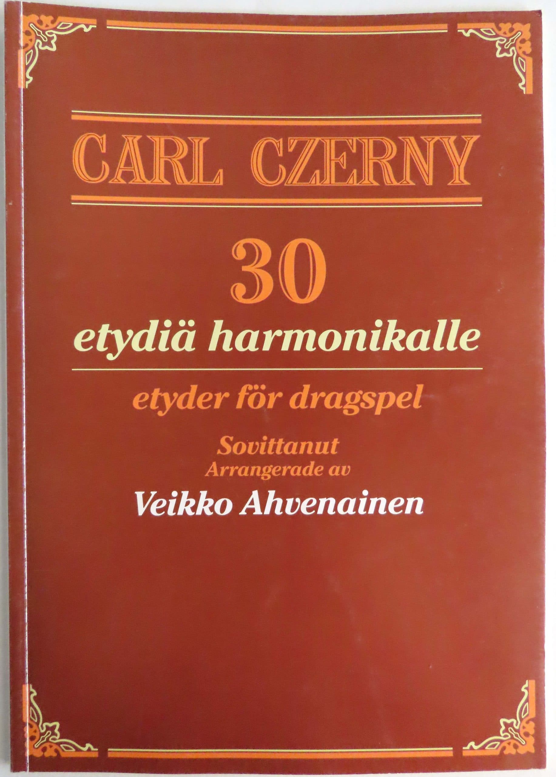 Carl Czerny 30 etydiä harmonikalle