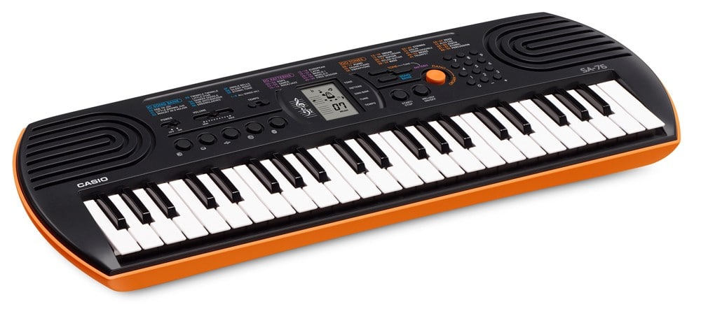 Casio SA-76 kosketinsoitin mini-koskettimilla